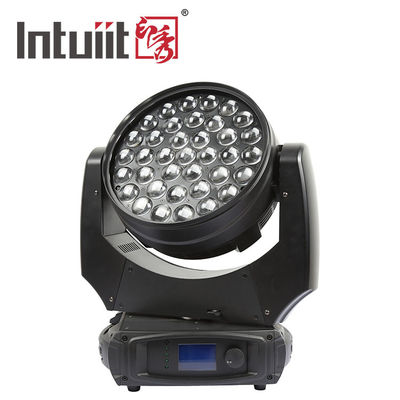 37x10W 4in1 RGBW LED মুভিং হেড জুম ওয়াশ লাইট DMX512 নাইটক্লাব বিয়ের বার জন্য পেশাদার স্টেজ সরঞ্জাম