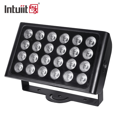 LED শহরের রঙ 24pcs 160w RGBW IP65 জলরোধী আলো বহিরঙ্গন স্থাপত্য বন্যা ওয়াল ওয়াশার শহরের রঙের আলো