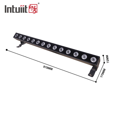 IP65 DMX 14x10w RGBW 4in1 LED আউটডোর বিল্ডিং ওয়াশ ওয়াটারপ্রুফ ওয়াল ওয়াশার লাইট স্টেজ লাইট