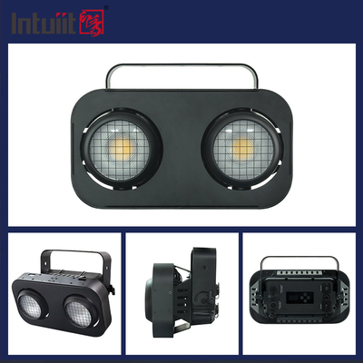 COB পার স্টেজ LED ব্লাইন্ডার লাইট 2 চোখ 90W LED আউটডোর বিবাহ এবং গির্জা জন্য