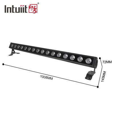 16x5W আরজিবিডাব্লু এলইডি ওয়াশার লাইট বার ডিএমএক্স স্টেজ লাইট বিবাহের গির্জা ডিজে লাইভ ইভেন্টস এলইডি বিম ল্যাম্প বায়ুমণ্ডল আলো