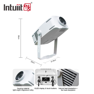 পেশাগত 200W নেতৃত্বাধীন গোবো এফেক্ট লাইট বিবাহের ক্রিসমাস সজ্জা Dmx512 প্রজেক্টর