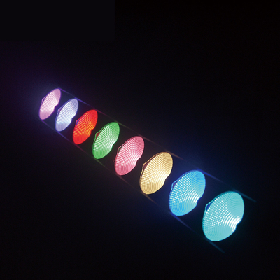 15W COB আরজিবি 3-ইন-1 LED স্টেজ লাইট DMX স্টেজ লাইট দিয়ে ওয়াল বার নেতৃত্বাধীন লাইট নাইট ক্লাব স্টেজ ডিস্কো শো জন্য ডিস্কো