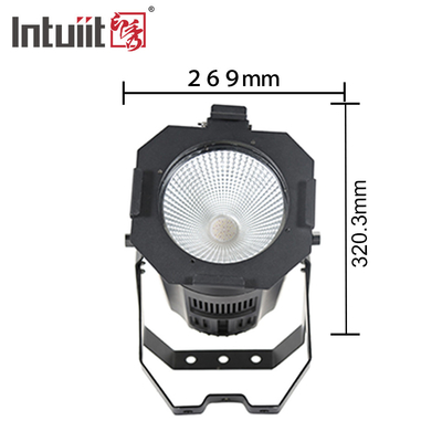 200W COB LED Par Light Cool White 4 in 1 স্ট্রোব স্টেজ লাইট ডিএমএক্স কন্ট্রোল ডিজে ডিস্কো সরঞ্জাম স্টেজ আলো