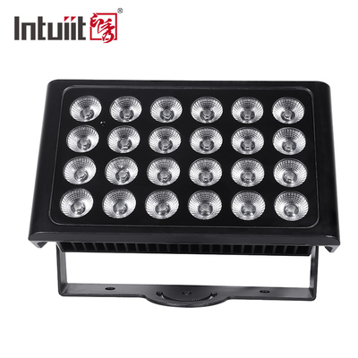 24PCS 160W শহরের রঙের আলো RGBW 4in1 ip65 জলরোধী উচ্চ বিল্ডিং ওয়াশ নেতৃত্বাধীন শহরের রঙের মঞ্চ আলো