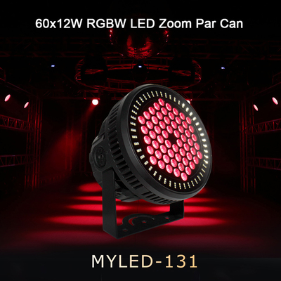 60*12W Rgbw 4In1 Led Par ক্যান লাইট 60Pcs পার্টি Dmx আউটডোর ডিজে Led Par লাইট