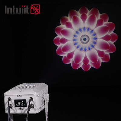 জলরোধী 100W কাস্টম লোগো বিজ্ঞাপন ঘোরানো গবো প্রজেক্টর হালকা বহিরঙ্গন বিজ্ঞাপন আলো
