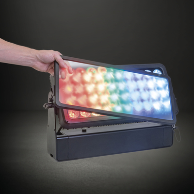 40x10W RGBW 4 ইন 1 LED ফ্লাডলাইট আইপি 65 ওয়াটারপ্রুফ স্টেজ লাইট DMX512 কন্ট্রোল ডিজে ডিস্কো সরঞ্জাম আউটডোর পারফরম্যান্স