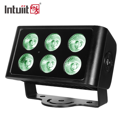 6x5W DMX RGBW 4 ইন 1 আউটডোর LED ওয়াল ওয়াশ লাইট ফ্লাড লাইট