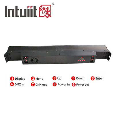 8x15W ইনডোর নেতৃত্বাধীন স্ট্রিপ পিক্সেল বার ওয়াশ 3in1 আরজিবি নেতৃত্বাধীন ওয়াল ওয়াশার লাইট স্টেজ কনসার্ট বিবাহের জন্য