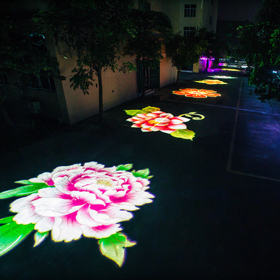 কাস্টম লোগো প্রজেক্টর Gobo For Store Business আউটডোর এবং ইনডোর ইমেজ LED লাইট IP65 ওয়াটারপ্রুফ