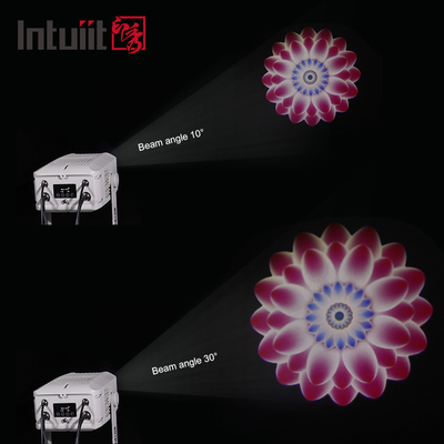 100W ওয়াটারপ্রুফ LED DMX কন্ট্রোল ওয়াটার রিপল প্রজেক্টর গার্ডেন পার্টি হালকা জল তরঙ্গ প্রভাব প্রজেক্টর হালকা