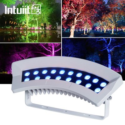 DMX512 36W rgbw রঙিন নেতৃত্বাধীন আলোকসজ্জা গাছ আলোর IP65 জলরোধী গাছ ল্যাম্প স্পট আলো বহিরঙ্গন বাগান ল্যান্ডস্কেপ লাইট