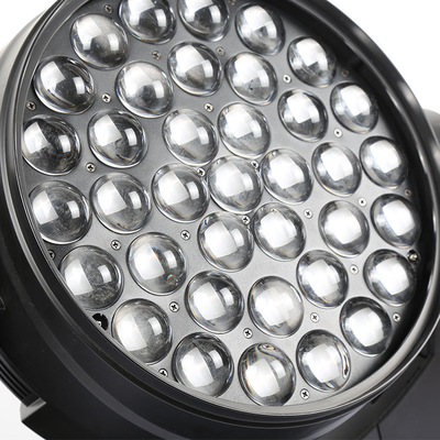 LED ওয়াশ 37pcs 10w rgbw জুম 37x10 LED চলমান মাথা জুম ওয়াশ চলমান মাথা ডিজে ডিস্কো ইভেন্ট মঞ্চ আলো