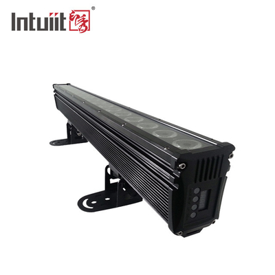 18x8W DMX512 RGBW 4 ইন 1 ওয়াল ওয়াশার এলইডি লাইট আউটডোর লিনিয়ার লাইট পার্টি স্টেজ আলোর জন্য