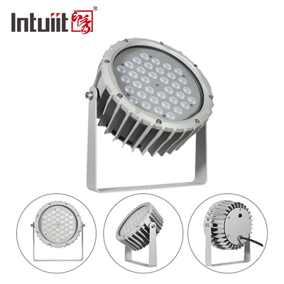 মুখোমুখি ল্যান্ডস্কেপ DMX512 RGBW নিয়ন্ত্রিত জলরোধী IP65 আউটডোর 72W LED বন্যা আলো