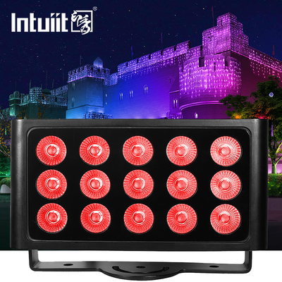 স্টেজ লাইট স্কয়ার 15x5w Ip65 ওয়াটারপ্রুফ ওয়াল ওয়াশ ফ্লাড লাইট পার লাইট