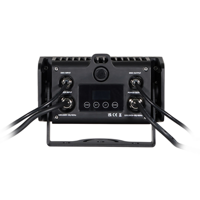 DMX512 6x5W RGBW 4in1 IP65 ওয়াটারপ্রুফ ডিজে বিয়ের স্টেজ সিটি ওয়াল ওয়াশার আউটডোর এলইডি ওয়াশ ফ্লাড লাইট