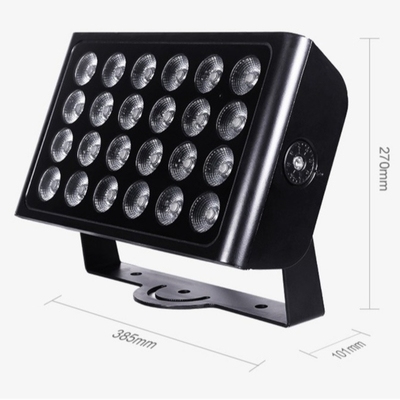 24x10w 4in1 Rgbw LED আউটডোর ওয়াল ওয়াশার ফ্লাড লাইট বাগান বিবাহের পার্টি ডিজে স্টেজ লাইট