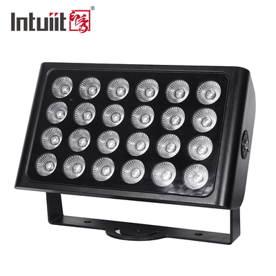 24x10w 4in1 Rgbw LED আউটডোর ওয়াল ওয়াশার ফ্লাড লাইট বাগান বিবাহের পার্টি ডিজে স্টেজ লাইট
