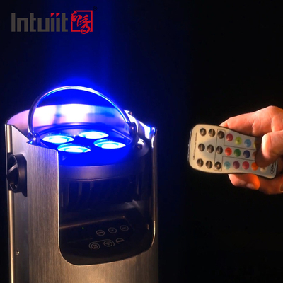 8X15W শহরের রঙের আলো RGBW 4in1 IP54 জলরোধী দেয়াল ওয়াশার আলো ডিজে বার আউটডোর কনসার্ট মঞ্চের জন্য ব্যাটারি চালিত