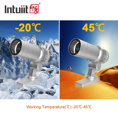 আউটডোর 60W কাস্টম লোগো গোবো ইমেজ প্রজেক্টর আইপি 65 আউটডোর ঘোরানো নেতৃত্বাধীন বিজ্ঞাপন প্রজেক্টর আলো