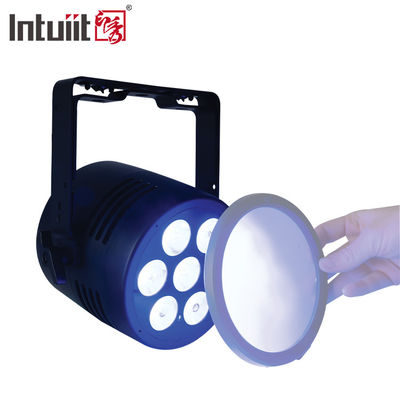 IP65 জলরোধী পেশাদার স্টেজ ডিজে ডিস্কো লাইট 7*20W RGBWA UV 6in1 LED পার লাইট DMX512 কন্ট্রোল সহ