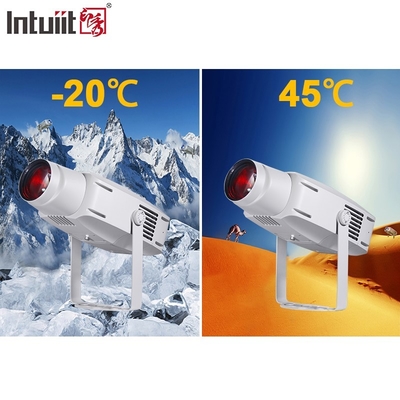 400W ওয়াটারপ্রুফ আইপি 65 এলইডি গোবো প্রজেক্টর আউটডোর বিল্ডিং প্রজেকশন লাইট চার রঙের সুইচিং ওয়াটার এফেক্ট প্রজেকশন লাইট