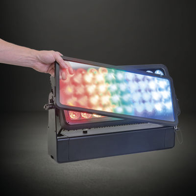 40x10W RGBW আউটডোর এলইডি ফ্লাড লাইট ওয়াশ সিটি রঙ আইপি 65