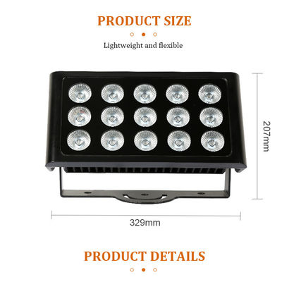 DMX512 80W RGBW 4in1 IP65 ওয়াটারপ্রুফ ডিজে বিয়ের স্টেজ সিটি ওয়াল ওয়াশার আউটডোর এলইডি ওয়াশ ফ্লাড লাইট