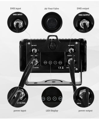 আউটডোর ওয়াটারপ্রুফ 6x5W সিটি কালার LED ওয়াল ওয়াশার লাইট 4in1 RGBW ফ্লাডলাইট হোটেল ও বিল্ডিংগুলির জন্য DMX512 কন্ট্রোল মোড