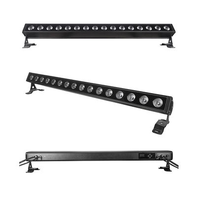 16*5W LED ওয়াল ওয়াশার লাইট Rgb Dmx IP65 অ্যালুমিনিয়াম হাউজিং আউটডোর ওয়াটারপ্রুফ ওয়াল ওয়াশ আলো DMX512 আউটডোর বিল্ডিং আলো