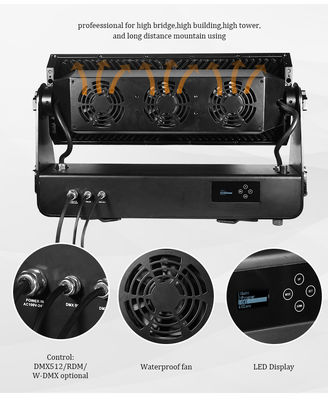 IP65 ওয়াশ 48x40W সিটি কালার স্টেজ RGBW 4in1 LED ওয়াল ওয়াশার লাইট