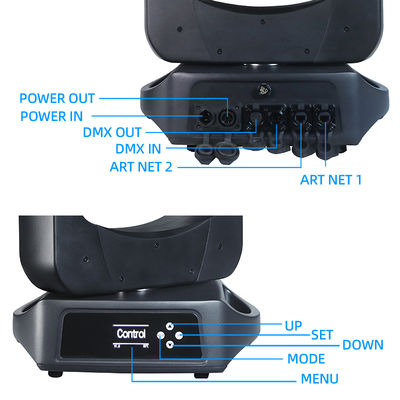 জলরোধী আউটডোর IP66 200W DMX ডিজে ডিস্কো স্টেজ শো জন্য প্যাটার্ন এফেক্ট সঙ্গে LED Beam চলন্ত হেডলাইট