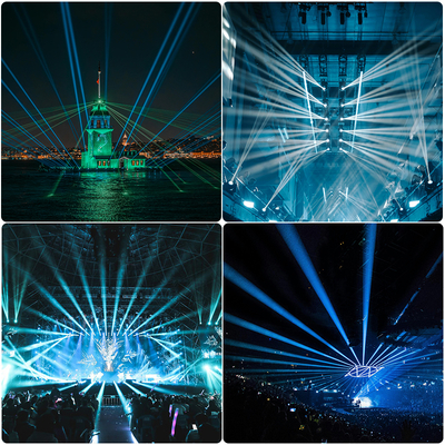 IP66 লেজার মুভিং হেড 100W মুভিংহেড বিম লাইট, বহিরঙ্গন ব্যবহারের জন্য