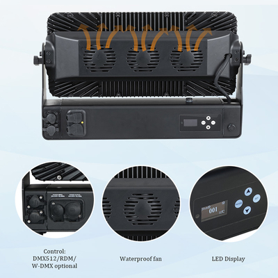 IP65 40x10W RGBW LED সিটি স্টেজ লাইট আউটডোর বিল্ডিং প্রোজেকশন ফ্লাড আর্কিটেকচারাল আলো