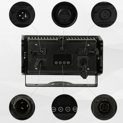 RGBW আউটডোর আইপি 65 ওয়াটারপ্রুফ 80W LED সিটি রঙের ওয়াল ওয়াশার পার্টি ইভেন্টের জন্য লাইট