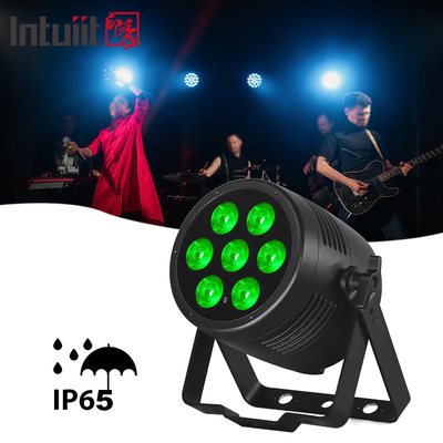 7*20W 6in1 LED বাইরের আউটডোর IP65 জলরোধী RGBWA-UV DMX 512 কন্ট্রোল পার লাইট