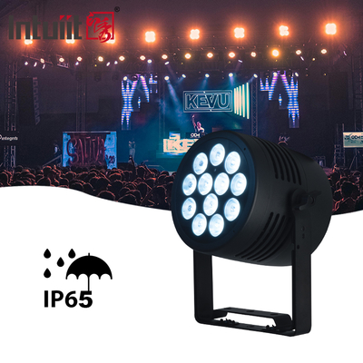 ১২x২০W LED পার লাইট IP65 জলরোধী RGBWA-UV 6IN1 DMX512 স্টেজ লাইটিং