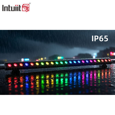IP65 জলরোধী LED RGBW ওয়াল ওয়াশার লাইট 24*2W আউটডোর অ্যালুমিনিয়াম ল্যাম্প বডি বাগান ও উঁচু ভবনের ল্যান্ডস্কেপের জন্য