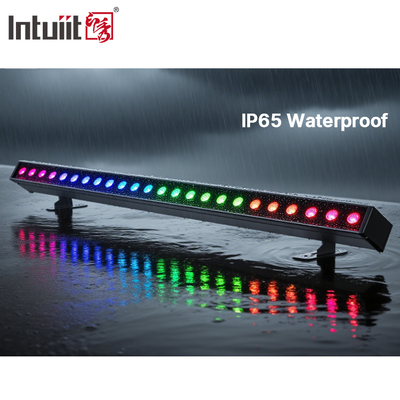 24x2W IP65 জলরোধী ব্যাটারি এলইডি ওয়াল ওয়াশার লাইট RGBW 4in1 ওয়াল ওয়াশার লাইট আউটডোর