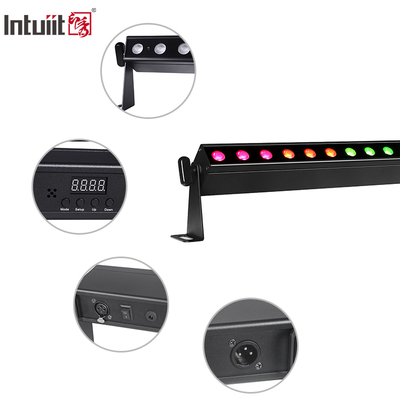 উচ্চ গুণমান সম্পন্ন 24X2W ব্যাটারি চালিত RGBW 4in1 DMX512 স্টেজ লাইট এলইডি ওয়াল ওয়াশার