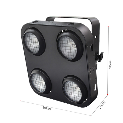 4X90W 4 আই LED কোব ব্লাইন্ডার লাইট অ্যাম্বার উষ্ণ সাদা 2 ইন 1 আইপি 65 ওয়াটারপ্রুফ LED স্টেজ লাইট