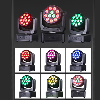 হেড লাইট 12*8W LED স্টেজ লাইট RGBW ডিজে আলো DMX 512 সাউন্ড অ্যাক্টিভেশন ইভেন্ট পার্টি বিবাহের গির্জা লাইভ ব্যান্ড শো