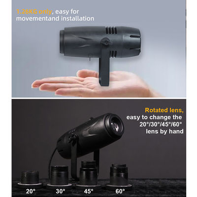 বিজ্ঞাপন প্রজেক্টর লাইট কাস্টমাইজড লোগো গোবো প্রজেক্টর ক্যাফে এবং বারগুলির জন্য