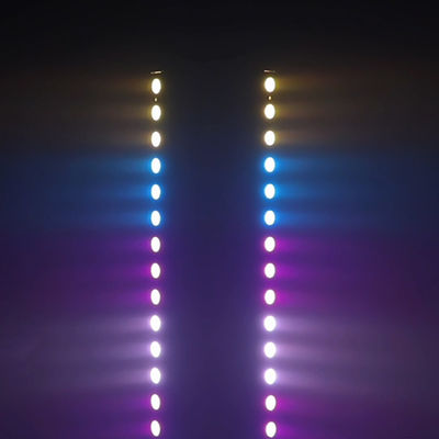 12*2W 4-ইন-1 IP65 LED ওয়াশ বার ব্যাটারি চালিত RGBW প্রজেকশন লাইট বিম প্রভাব