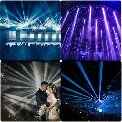 200W LED Beam Moving Head DMX Gobo IP66 8 ফ্যাসেট প্রিজম +4 লিনিয়ার প্রিজম ডিজে স্টেজ মুভিং হেড লাইট