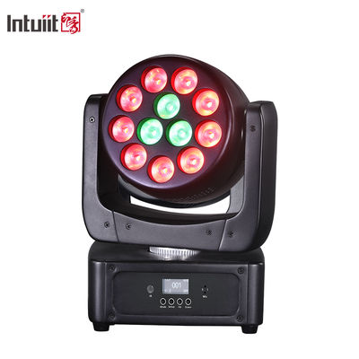 12*8W মুভিং হেড এলইডি ডিজে লাইট RGBW ওয়াশ বিম DMX512 সাউন্ড অ্যাক্টিভেটেড স্টেজ লাইটিং বিবাহ, ডিস্কো পার্টিগুলির জন্য
