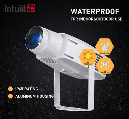 বিজ্ঞাপনের জন্য 400W আউটডোর IP65 LED লোগো গোবো প্রজেক্টর লাইট জল তরঙ্গ প্রভাব আবহাওয়া প্রতিরোধী