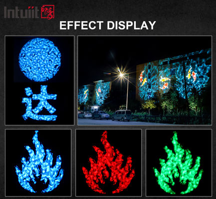 400W আউটডোর IP65 LED জল তরঙ্গ গোবো প্রজেক্টর লাইট জাদুঘর থিম পার্ক ডাইনিং ভেন্যুগুলির জন্য